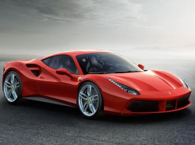 Zum Themendienst-Bericht vom 3. Februar 2015: Zwangsbeatmeter Bolide: Ferrari setzt beim 488 GTB auf Turbotechnik, die dem V8-Motor 493 kW/670 PS entlockt. (ACHTUNG - HANDOUT - Nur zur redaktionellen Verwendung im Zusammenhang mit dem genannten Text und nur bei vollständiger Nennung der Quelle. Die Veröffentlichung ist für dpa-Themendienst-Bezieher honorarfrei.) Foto: Ferrari