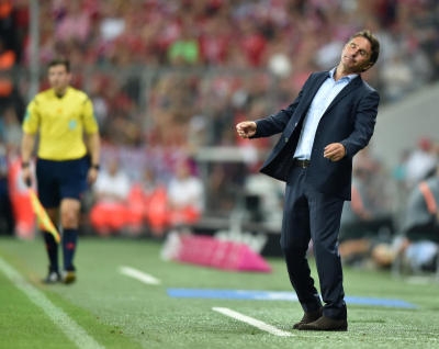 FC Bayer n München - Hamburger SV am 14.08.2015 in der Allianz Arena in München (Bayern).