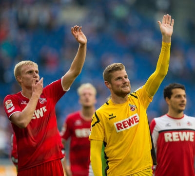 Fussball: Bundesliga - 8. Spieltag: FC Schalke 04 - 1. FC Koeln am 04.10.2015 in der V