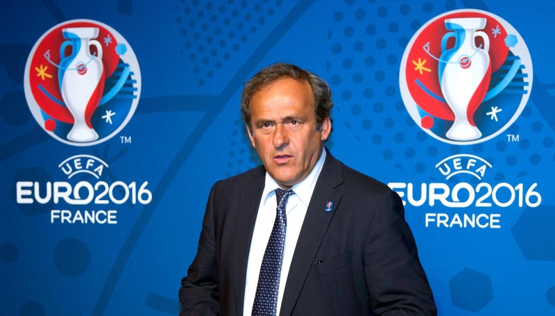 President of UEFA, Michel Platini