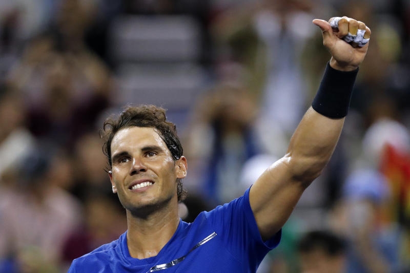 <p>Rafael Nadal wins the final of the China Open in Shanghai.</p>