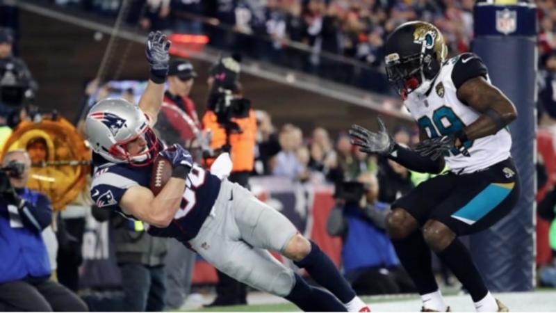<p>Danny Amendola came up huge for the Pats in the AFC title game.</p>