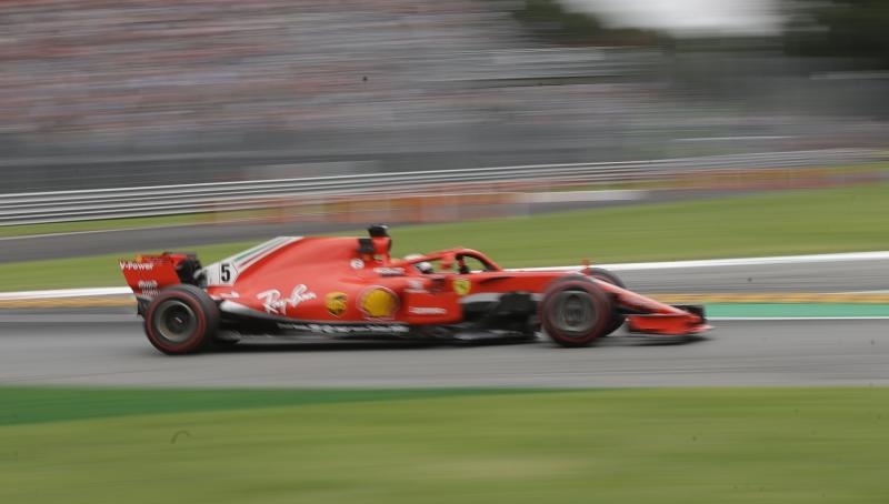 <p>31.08.2018, Italien, Monza: Motorsport: Formel-1-Weltmeisterschaft, Grand Prix von Italien, Freies Training.</p>