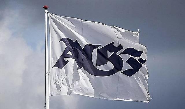 <p>AGF flag in the wind.</p>