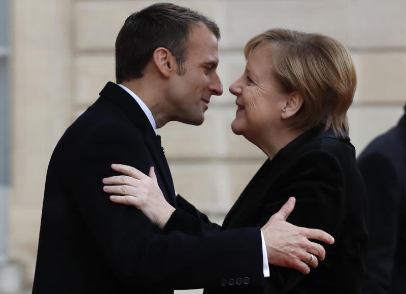 <p>Frankreich, Paris: Emmanuel Macron, </p>