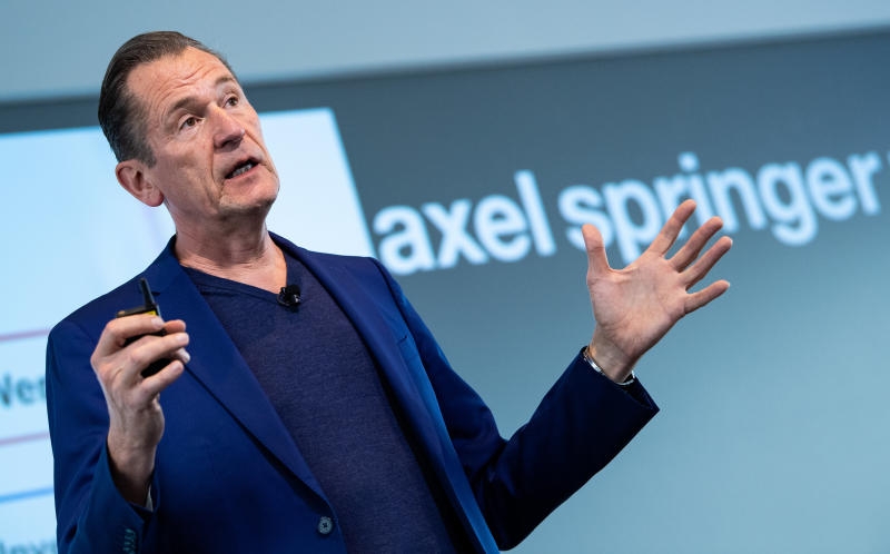 <p>Berlin: Mathias Döpfner, Vorstandsvorsitzender der Axel Springer SE</p>